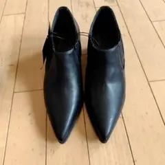 新品 レディース サイドゴア ブーティ ブラックのサムネイル
