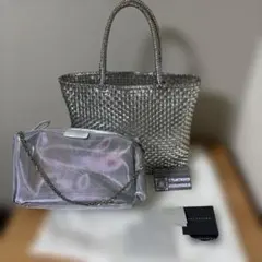 極美品✨希少✨特大ポーチ付き アンテプリマ イントレッチオトート 