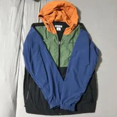 Columbia マウンテンパーカー　ブラック/オレンジ/ブルー/グリーン