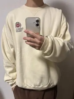 BIG COTTON クルーネック トレーナー Lサイズ