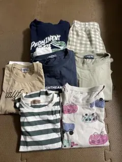 120cm トレーナー 長ズボン 長袖Tシャツ まとめ売り