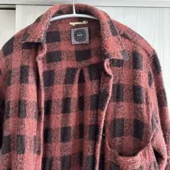 DESTIN(デスティン 赤黒チェック柄フリースシャツ