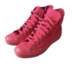 コンバース オールスター モノカラーズ ハイカットスニーカー レッド 25.5㎝