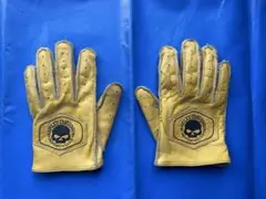 HARLEY-DAVIDSON イエロー レザーグローブ