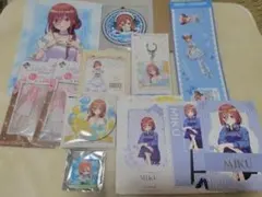 中野三玖 五等分の花嫁 まとめ売り 缶バッジ クリアファイル アクリルスタンド他