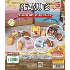 PEANUTS ビスケットミニチュアチャーム