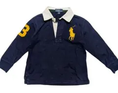 Polo by Ralph Lauren ラガーシャツ ネイビー 110