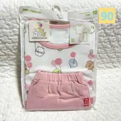 【新品未開封】ユニクロ　ドライパジャマ(半袖)すみっコぐらし　ピンク　90㎝