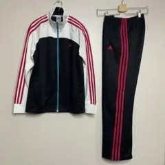アディダス　ジャージ　Ｌ　レディース　トラックジャケット&パンツ　上下　セット