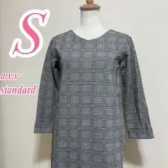 a.v.v standard アーヴェヴェ チェック柄ワンピース S きれいめ