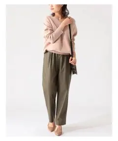 BEAMS フェイクレザー パンツ