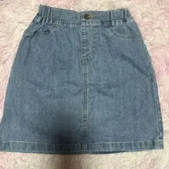 GU デニムスカート 130センチ キッズ ジーユー