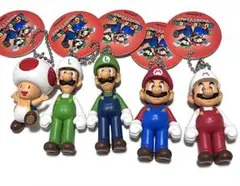 スーパーマリオマスコットフィギュア　5個セット