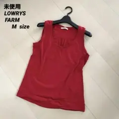 未使用　LOWRYS FARM ノースリーブ カットソー