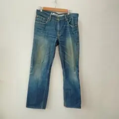 Levi's 502 レギュラーストレート デニム W34 L33 ヒゲ加工