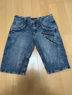 インディゴデニムショートパンツ