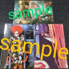 【美品】③ hide 写真 hideヒストリー 3枚セット 年代ランダム