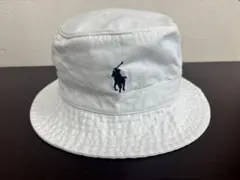 POLO RALPH LAURENホワイトバケットハット
