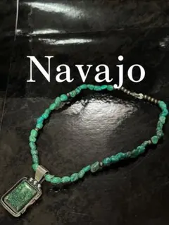 Navajo Turquoise Silver Necklace