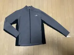 ノースフェイス マイクロマテイーク フルジップ　フリースジャケット M 灰/黒