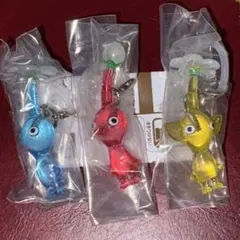 ピクミン　めじるしアクセサリー　赤　青　黄　ガチャ