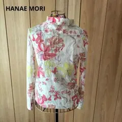 HANAE MORI　ハナエモリ　花柄　ハイネック　カットソー　日本製のサムネイル
