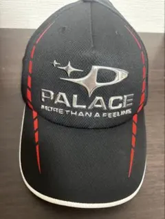 メルカリ内一点　値下げ不可　PALACE キャップ ブラック レッド