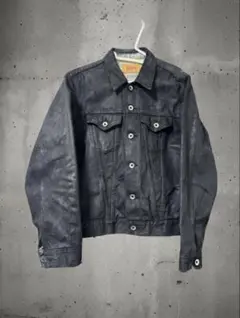 archive coating denim jacket black opium