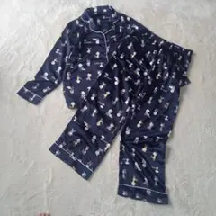 GU スヌーピー サテンルームウェア パジャマ レディース Mサイズ