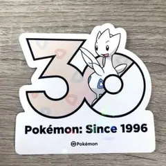 韓国限定 ポケモン30周年記念ステッカー パチリス - メルカリ