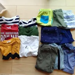 子供服セット（Tシャツ・ハーフパンツ）　110センチ