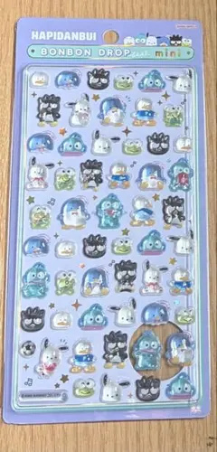 サンリオ ボンボンドロップシール　ミニ　はぴだんぶい　クーリア　正規品