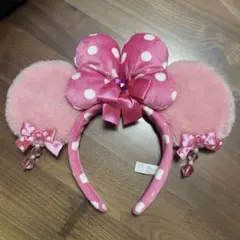 ディズニー　ピンク　イヤリング　カチューシャ　ミニー【即日発送可】