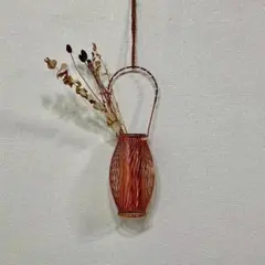 ヴィンテージ コッパー ハンギング フラワーベース 銅製 花瓶 花器 一輪挿し