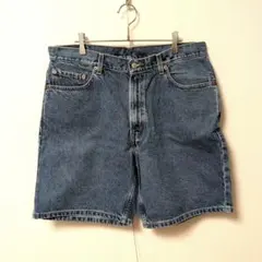 90s Levi's 550 ブラック デニム ショーツ USA製 先染め - メルカリ