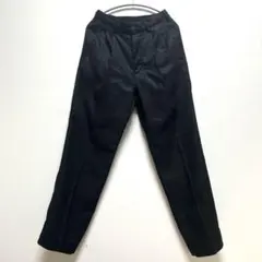 紳士 ヘンプ混タックストレートパンツ 紳士 S・黒のサムネイル