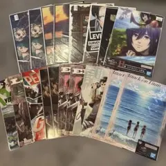 進撃の巨人　一番くじ　クリアポスター