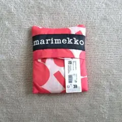 【新品タグ付き】マリメッコ スマートバッグ UNIKKO エコバッグ 花 レッド