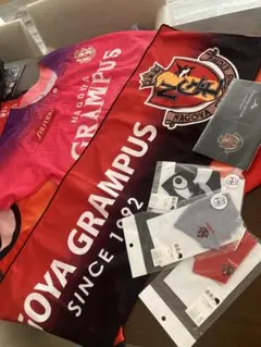 名古屋グランパス　ユニフォーム　マスク　マフラータオル