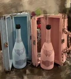 エンジェル シャンパン ふわふわ素材 入手困難 水色の箱 未使用に近い