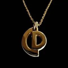 【美品】　Dior ネックレス ゴールド ヴィンテージ ロゴ ディオール