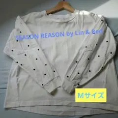 SEASON REASON by Lin & Red❇️袖ドット❇️長袖シャツM