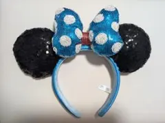 ディズニー　カチューシャ　ミニー　ブルーリボン