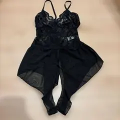 【新品】セクシーランジェリー 下着 ボディースーツ　レース 股開き 穴あきのサムネイル