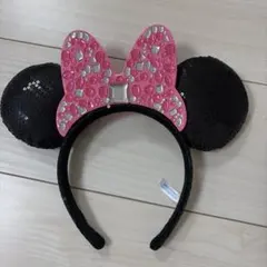 ミニー スパンコール カチューシャディズニー