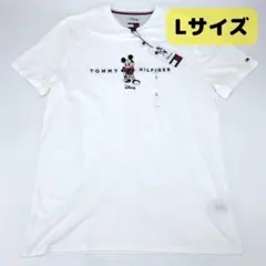 新品 トミーヒルフィガー ミッキー ディズニー Tシャツ Lサイズ USサイズ