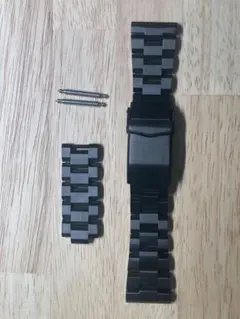 22mm幅MiLTATヘクサッド オイスター ブレスレット DLCブラック - メルカリ