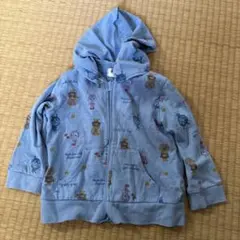 ANPANMAN フード付きパーカー 青