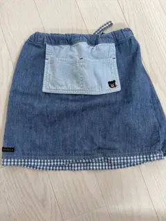 DOUBLE.B デニムスカート　ミキハウス
