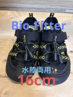 Bio-Fitter キッズ サンダル 16.0cm ブラックのサムネイル